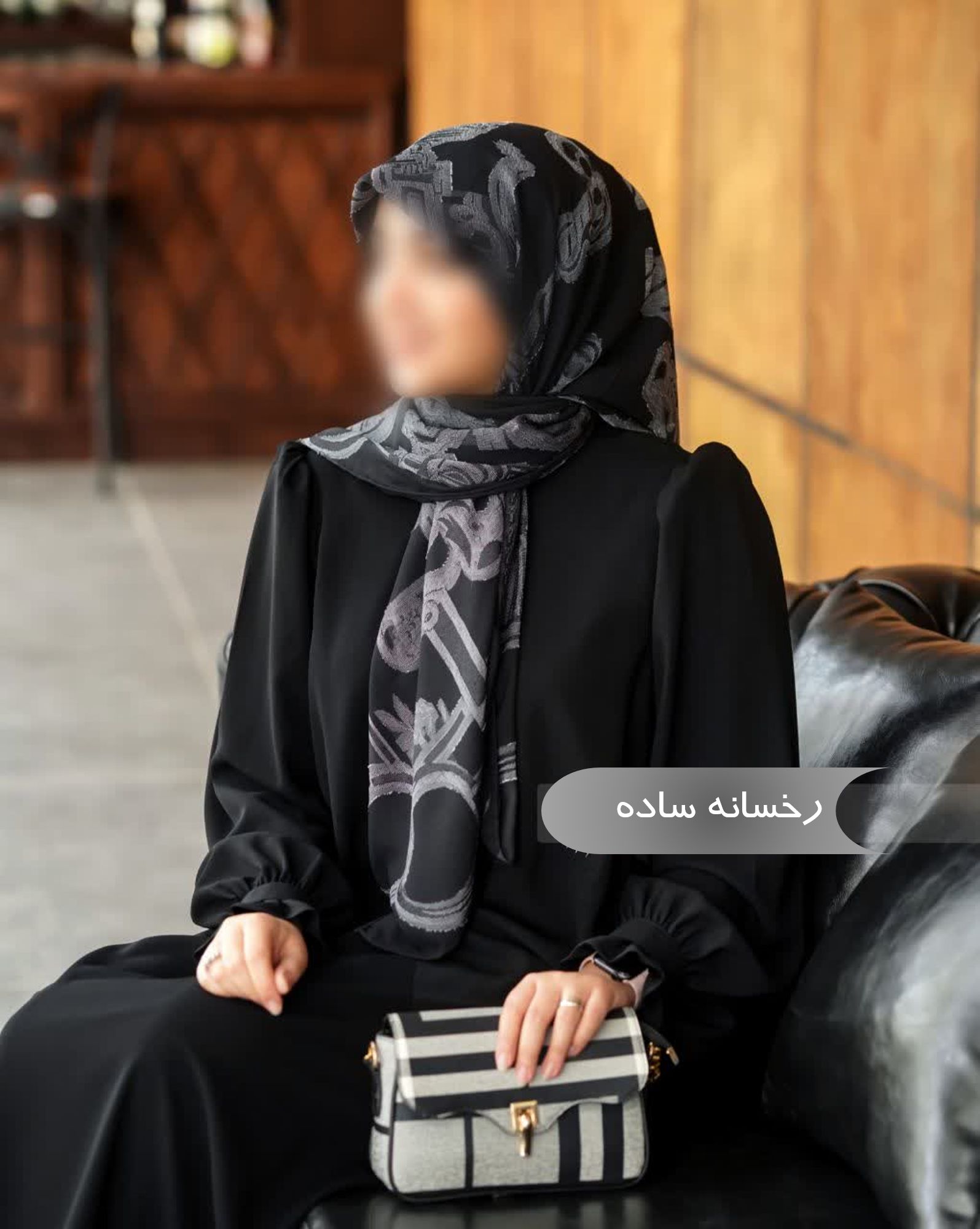  مانتو عبایی زنانه مجلسی طرح رخسانه 