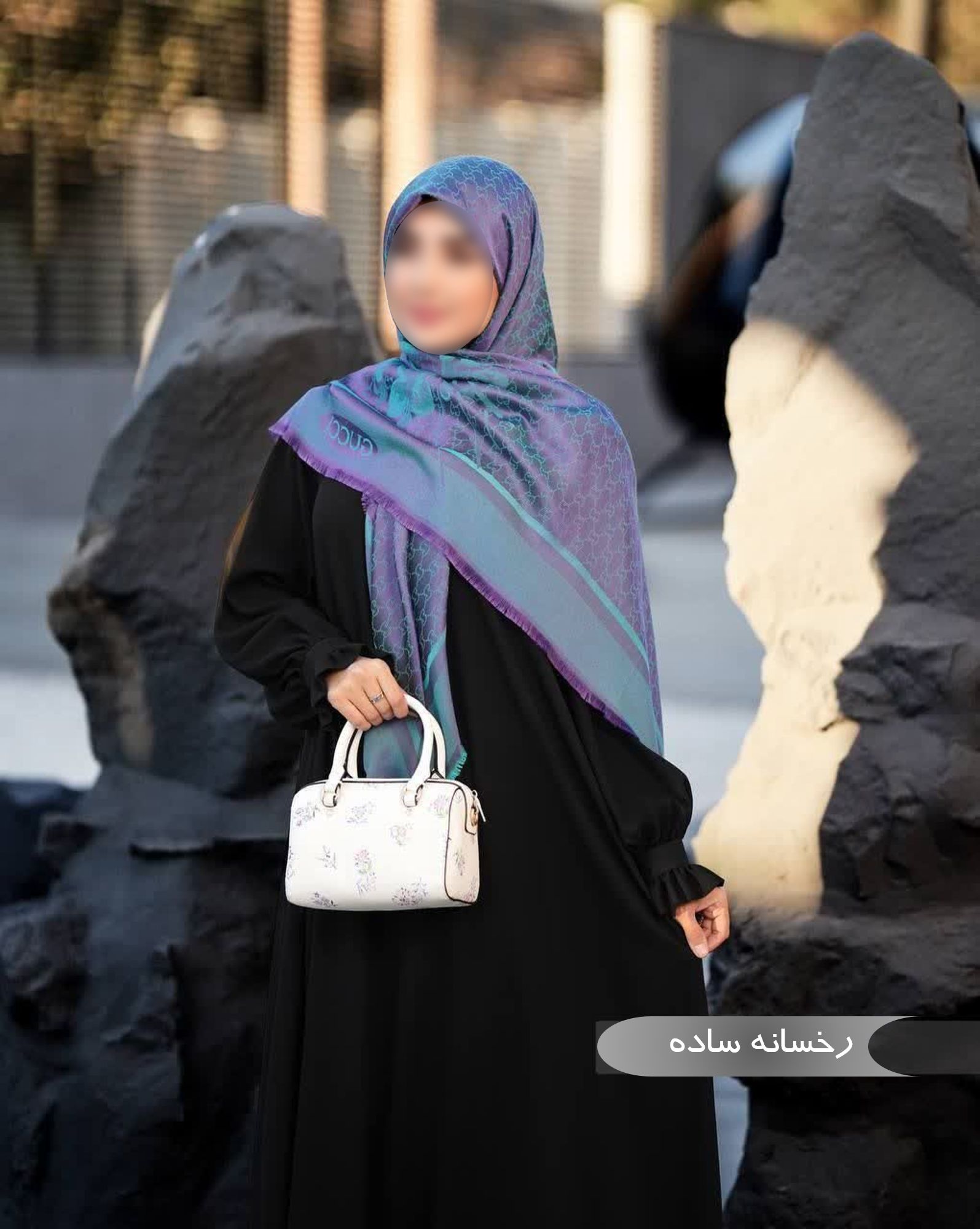  مانتو عبایی زنانه مجلسی طرح رخسانه 