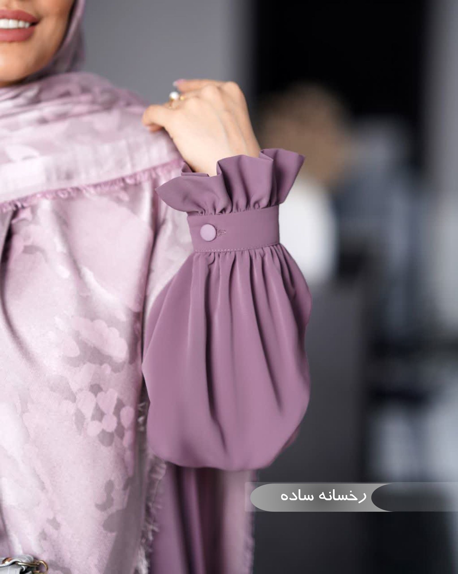  مانتو عبایی زنانه مجلسی طرح رخسانه 