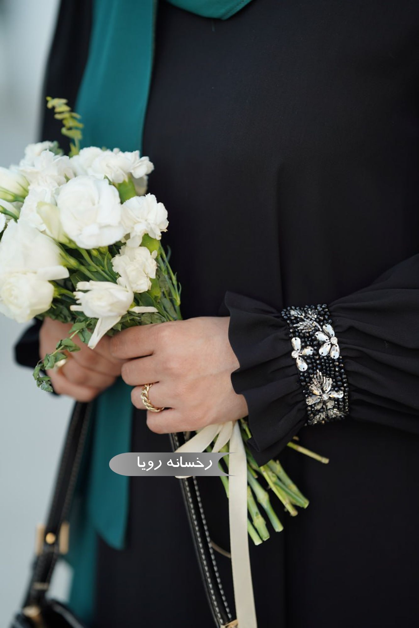   مانتو عبایی زنانه مجلسی طرح رخسانه رویا