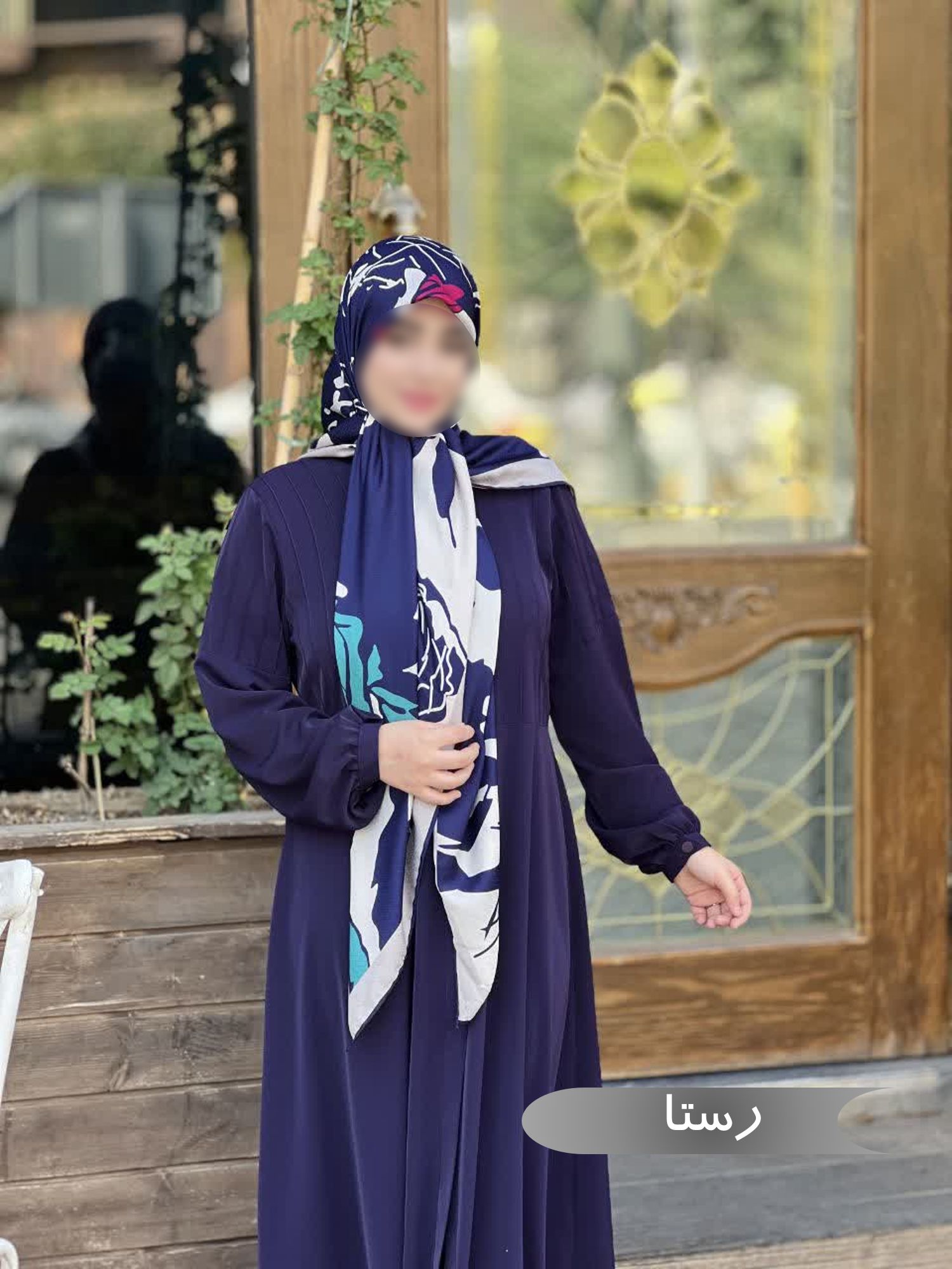  مانتو عبایی زنانه مجلسی طرح رخسانه رستا