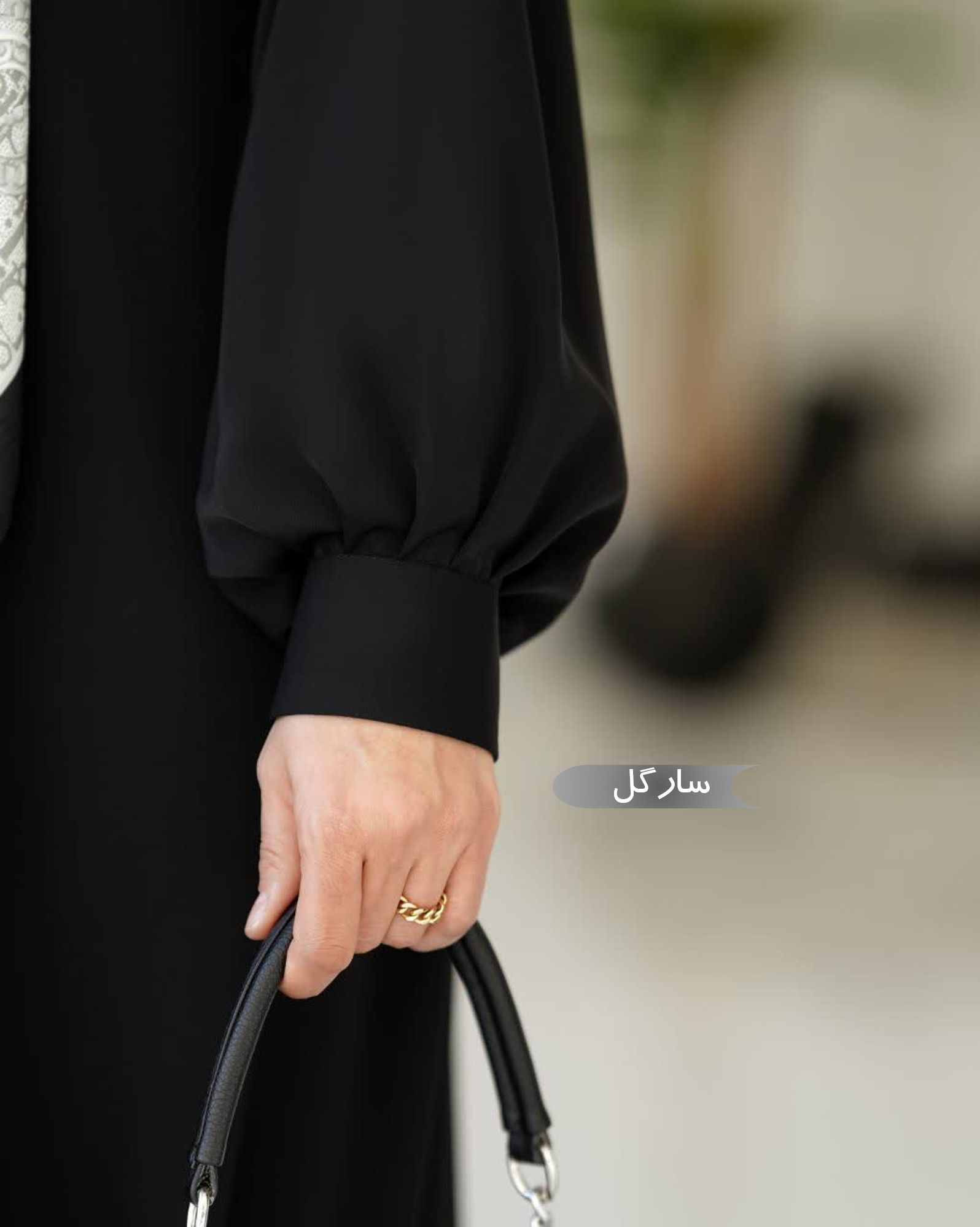 مانتو عبایی زنانه مجلسی طرح سارگل