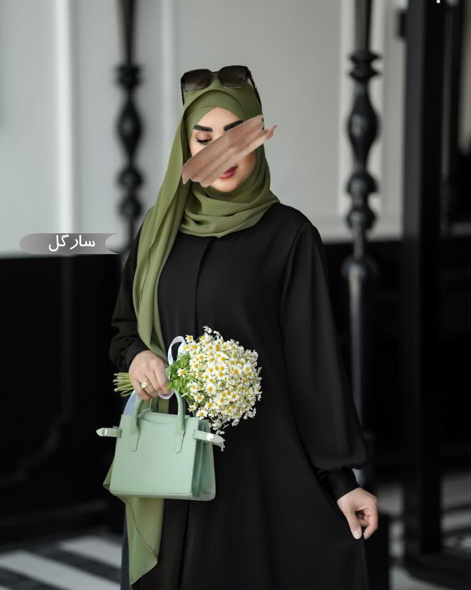   مانتو عبایی زنانه مجلسی طرح سارگل