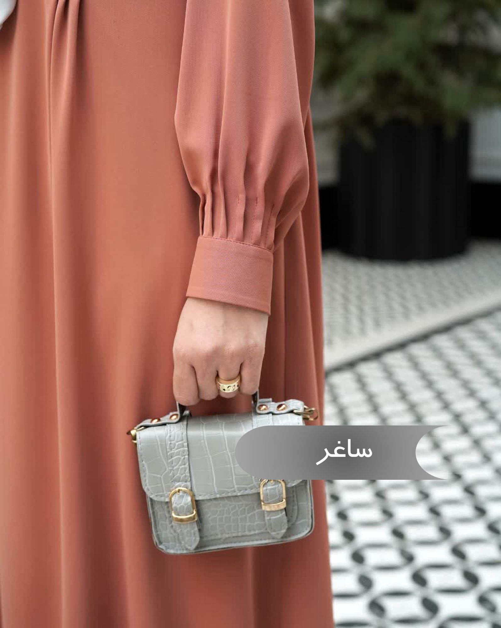  مانتو عبایی زنانه مجلسی طرح ساغر