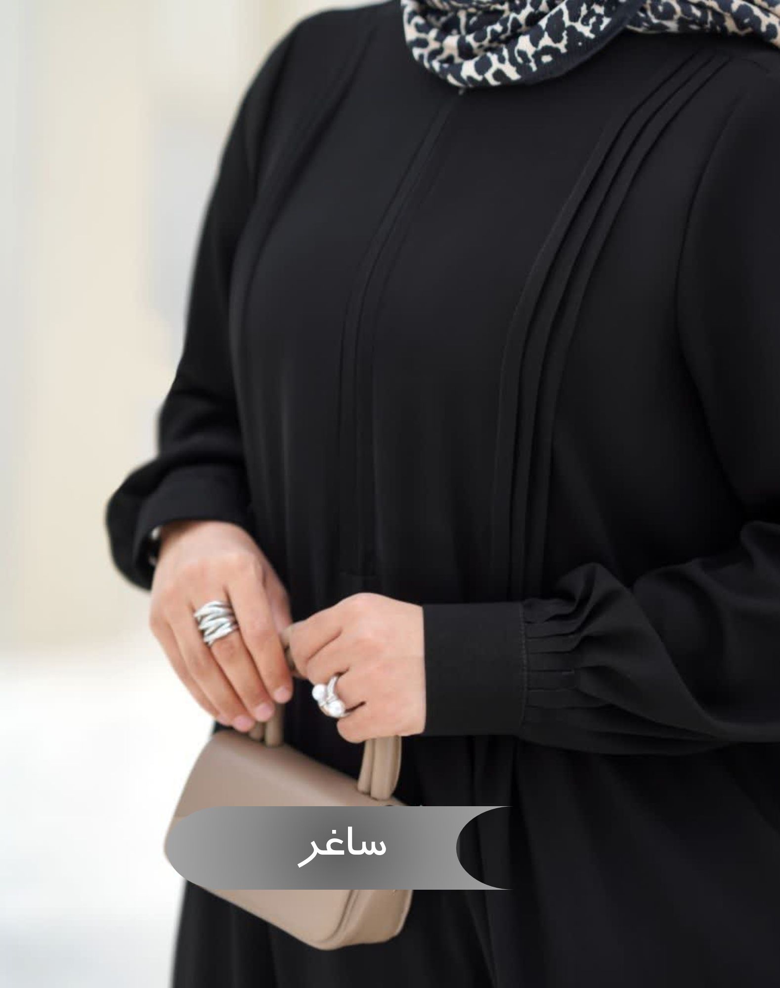 مانتو عبایی زنانه ساغر مشکی ارسال رایگان مزون دوز و مجلسی بلند و مشکی آماده سازی 7 روزه