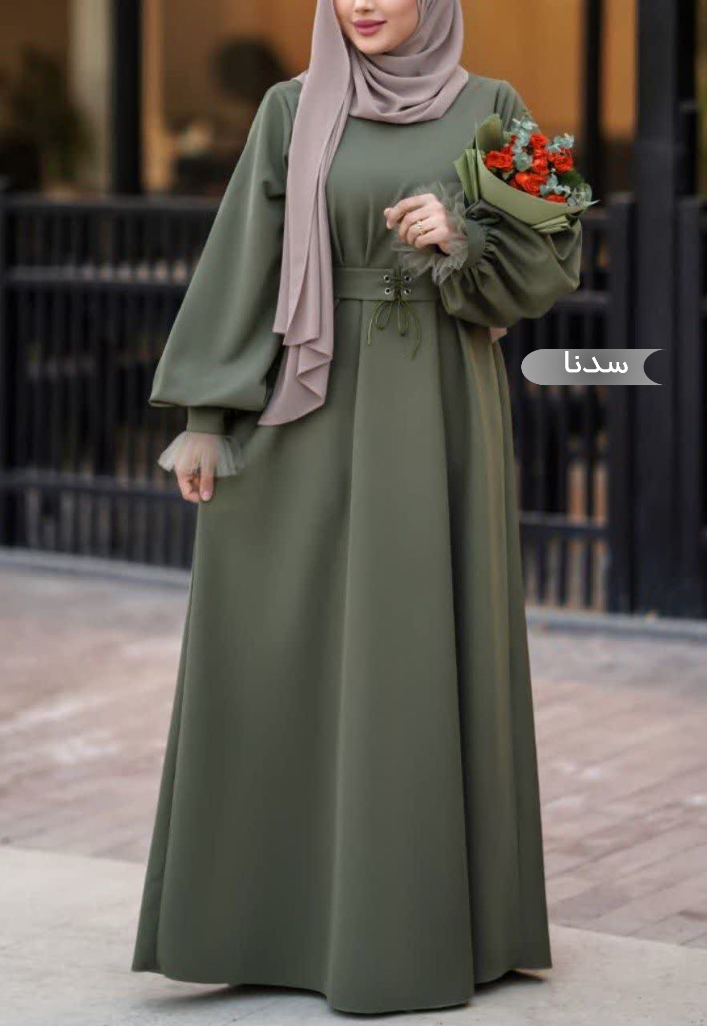  مانتو عبایی زنانه مجلسی طرح سدنا