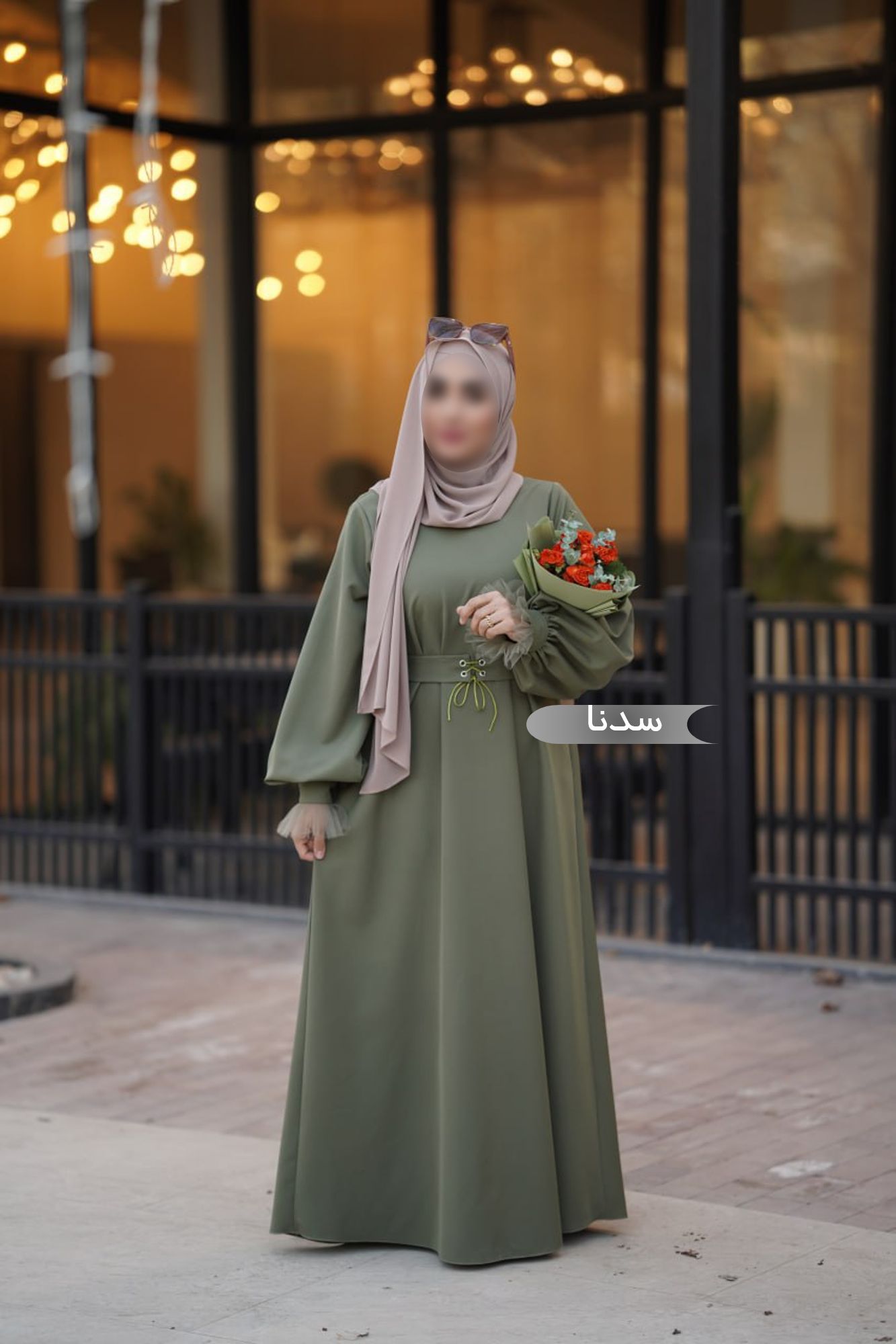  مانتو عبایی زنانه مجلسی طرح سدنا