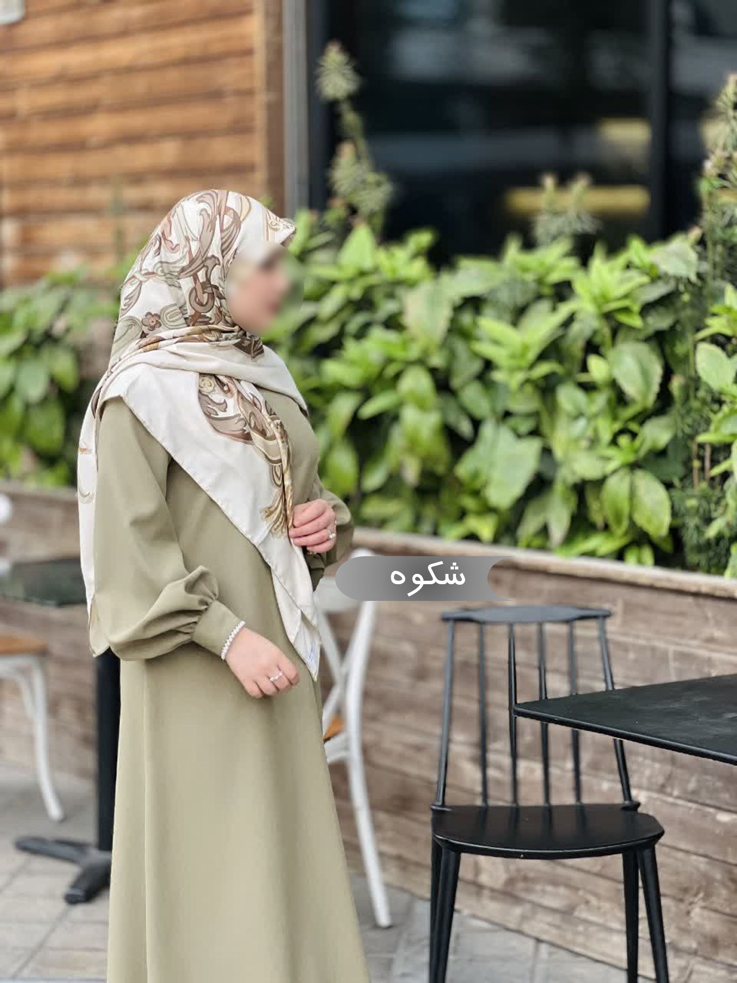 مانتو عبایی زنانه مجلسی طرح شکوه