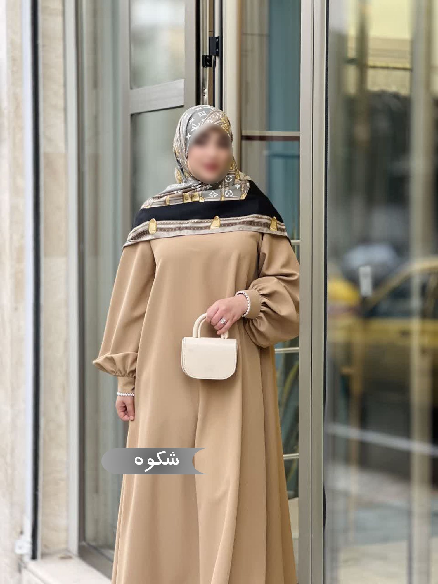 مانتو عبایی زنانه مجلسی طرح شکوه