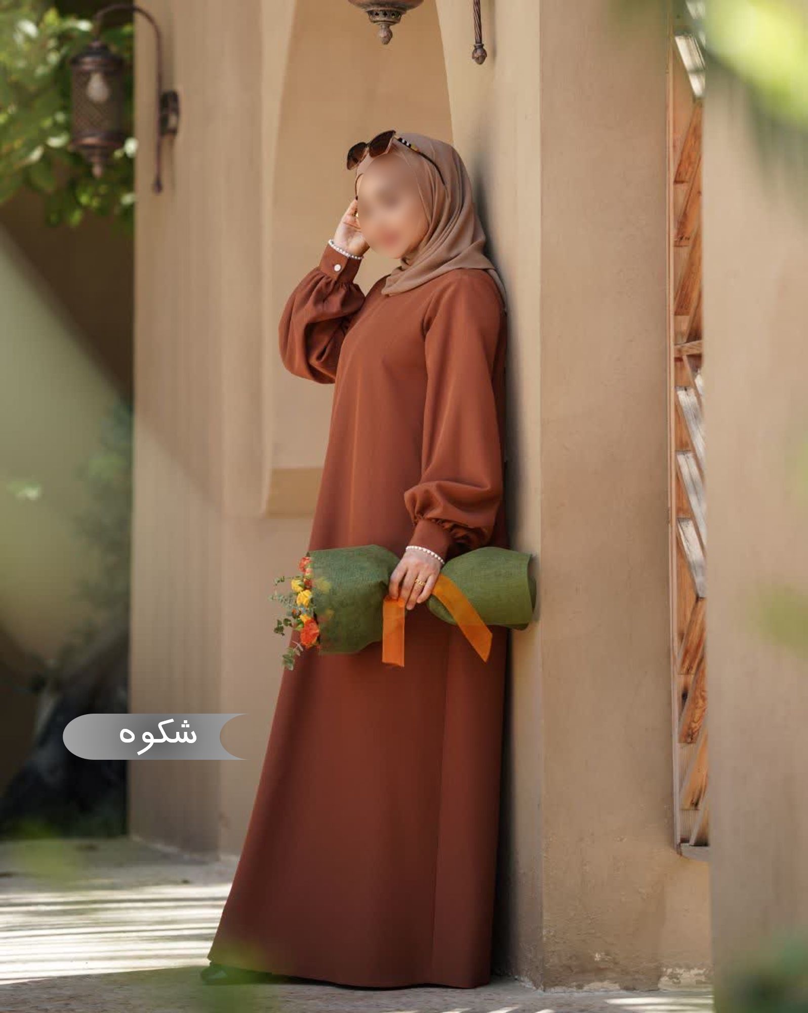 مانتو عبایی زنانه مجلسی طرح شکوه