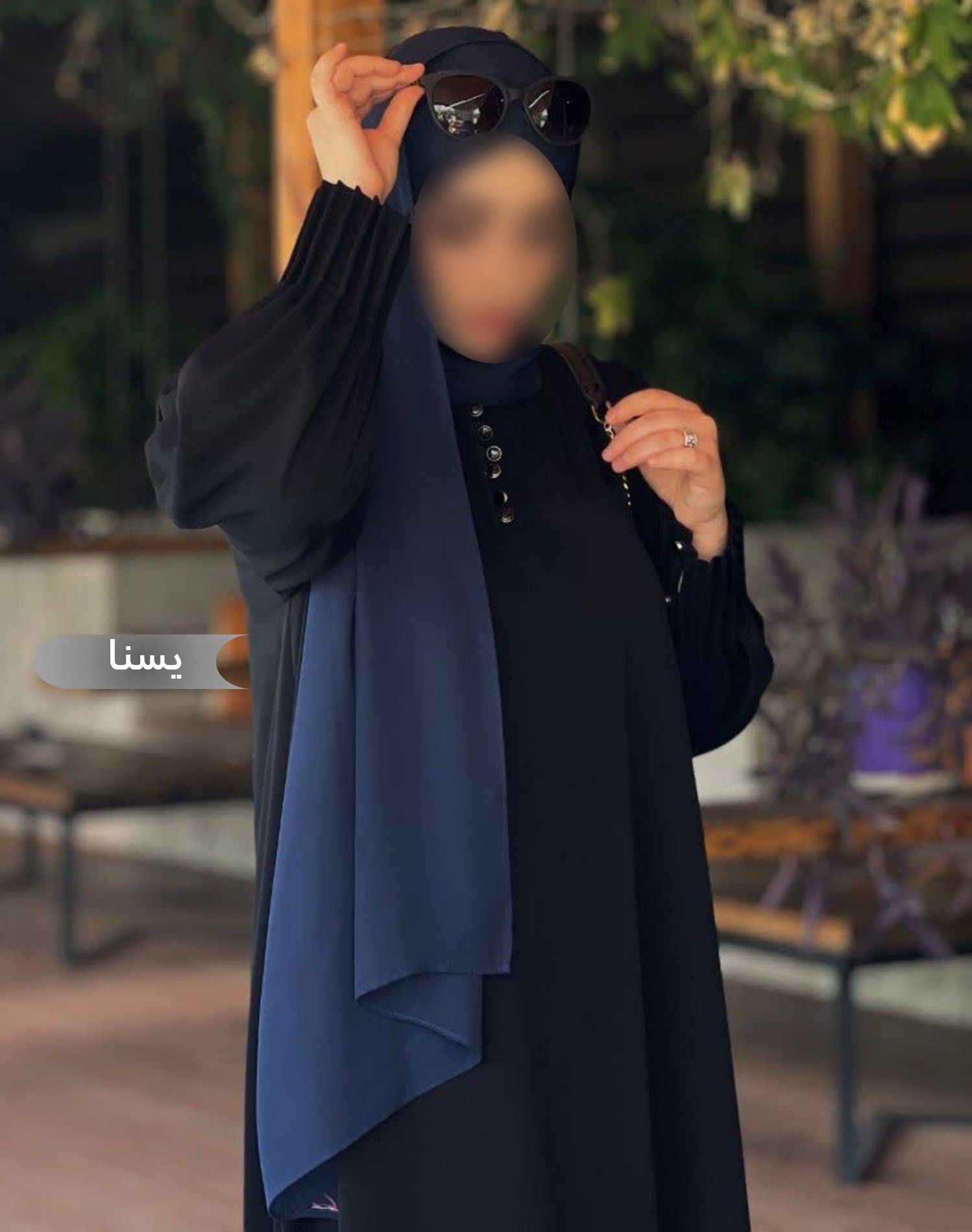 مانتو زنانه عبا یسنا مشکی الیزه درجه ۱
