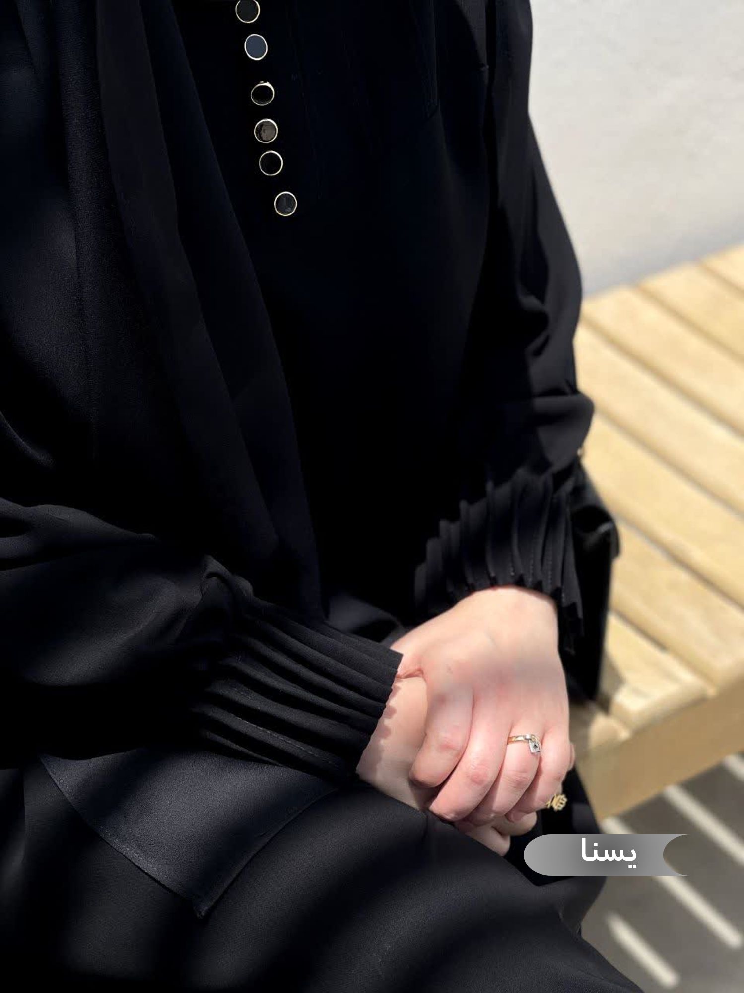  مانتو عبایی زنانه مجلسی طرح یسنا
