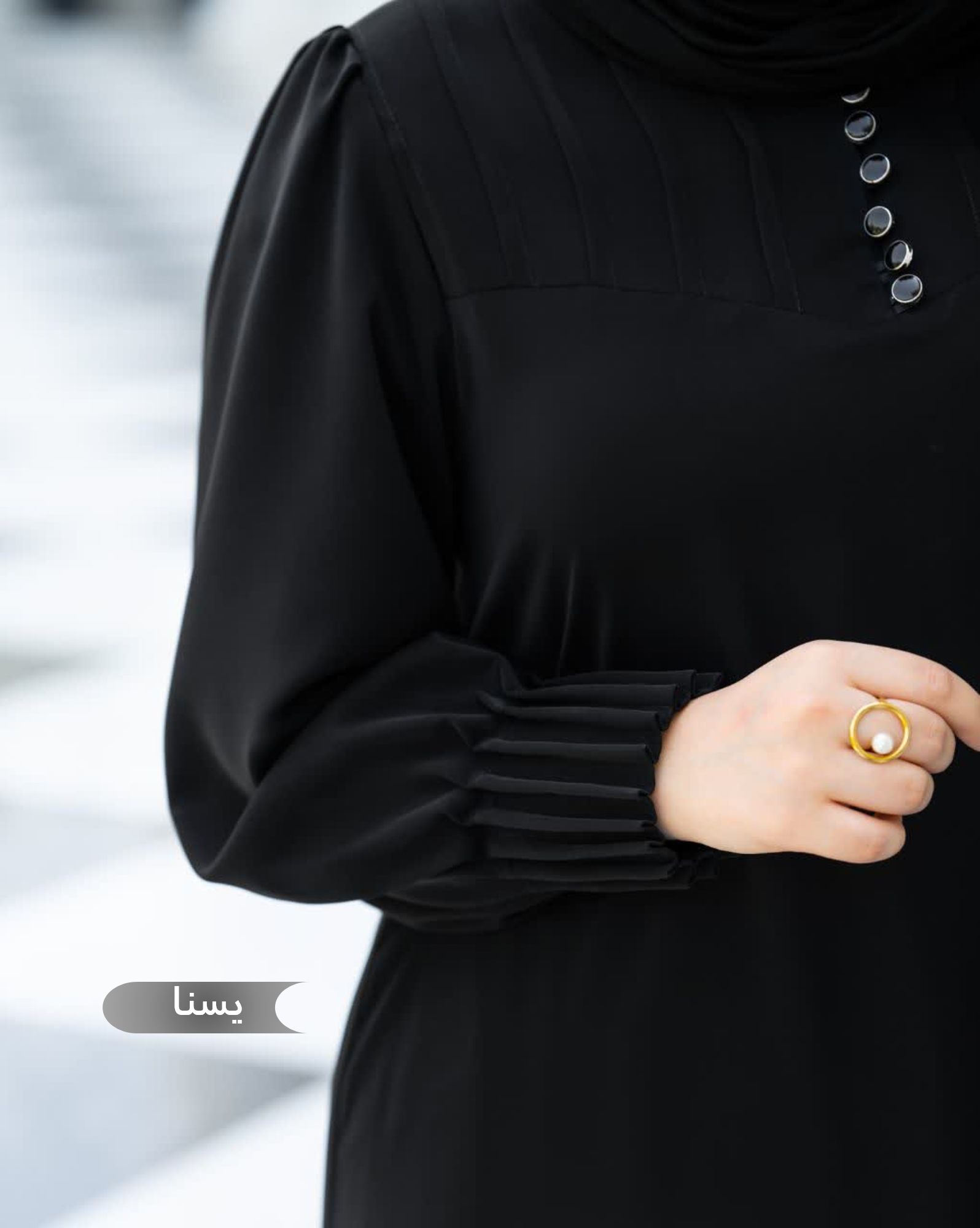  مانتو عبایی زنانه مجلسی طرح یسنا