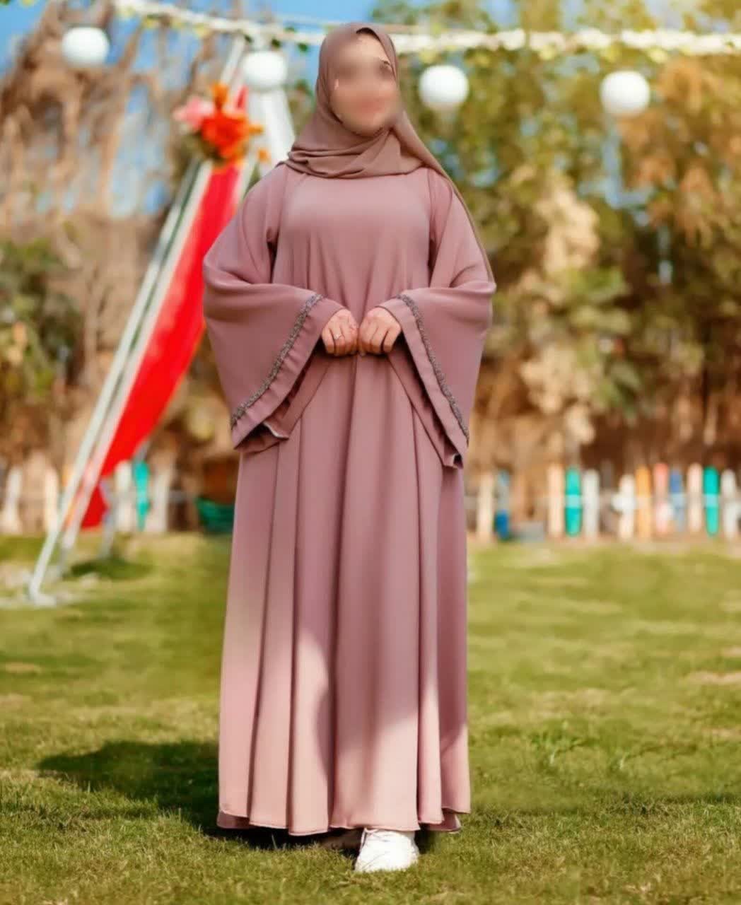 مانتو عبایی طرح رضوان